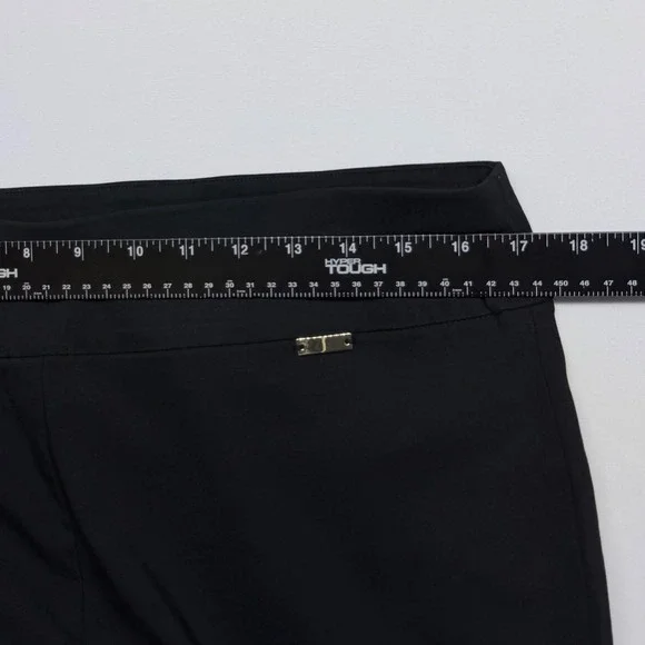 INC International Concepts Black Flare Leg Pull On Pants Size 14 Stretch - Picture 5 of 9